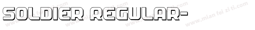 Soldier Regular字体转换